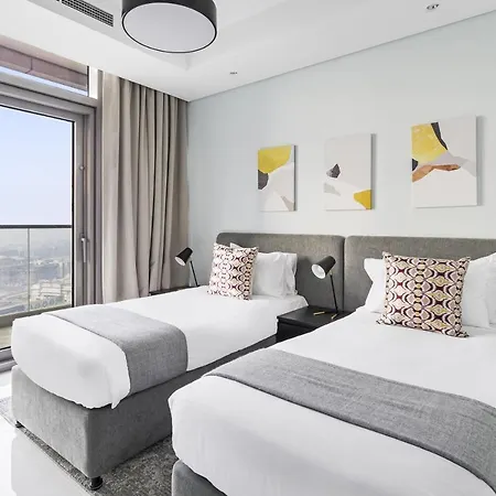 Aliving Luxury 2Br With Infinity Pool At Paramount Hotel Midtown Close To Dubai Mall & Burj Khalifa Extérieur photo