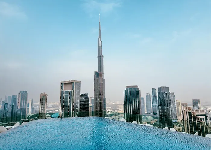 Aliving Luxury 2Br With Infinity Pool At Paramount Hotel Midtown Close To Dubai Mall & Burj Khalifa