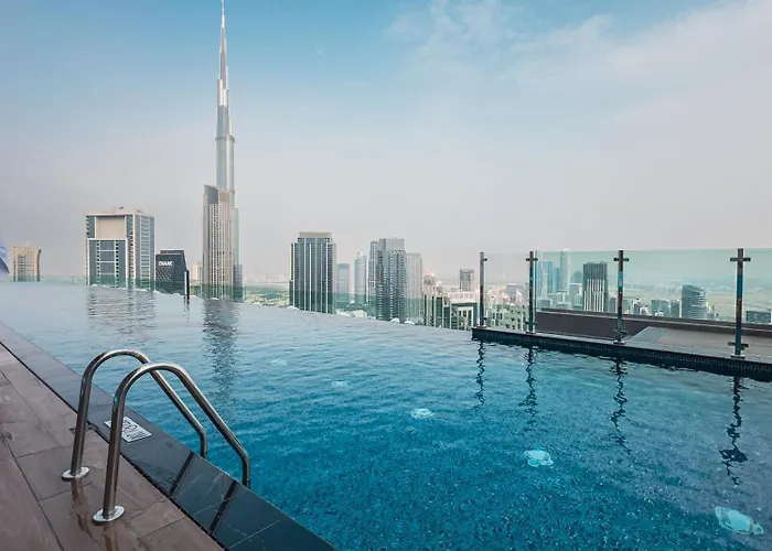 Aliving Luxury 2Br With Infinity Pool At Paramount Hotel Midtown Close To Dubai Mall & Burj Khalifa